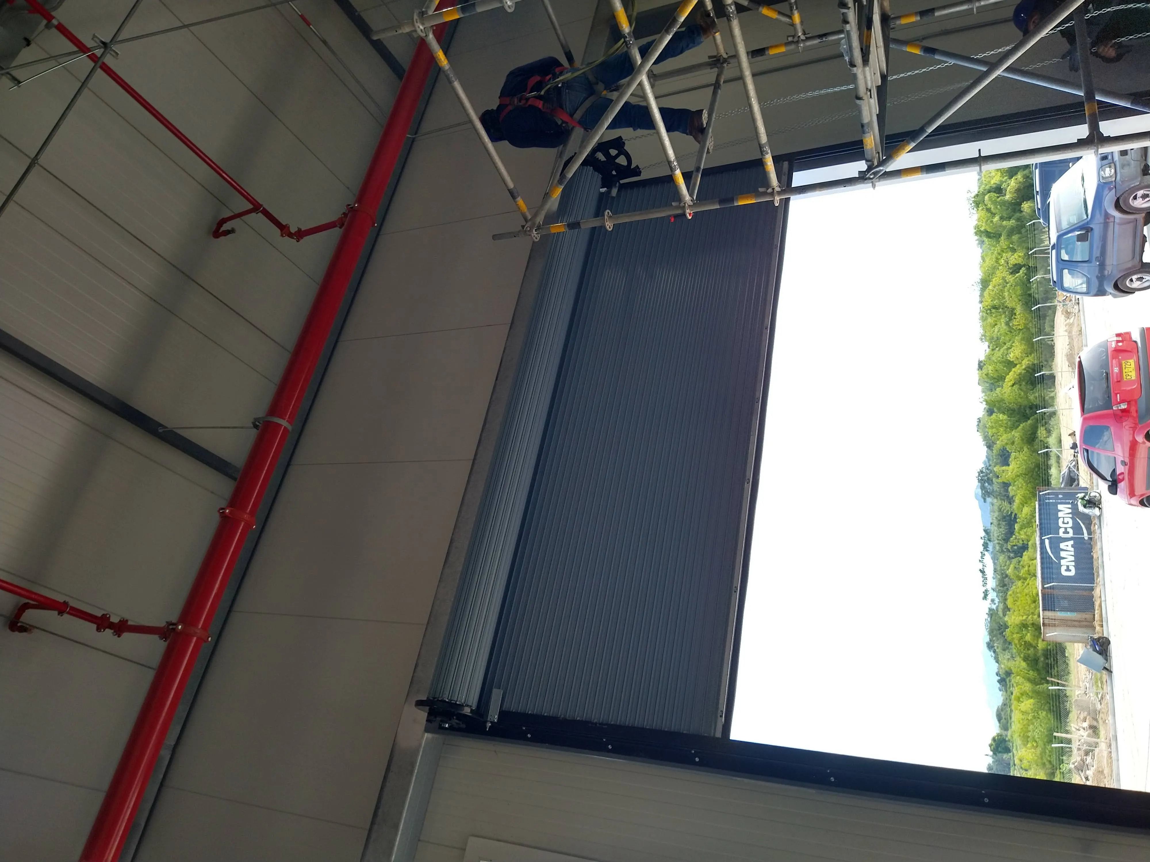 Puerta enrollable industrial STVL